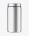 Metallic Protein Jar Mockup Metallic Protein Jar Mockup