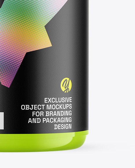 Glossy Protein Jar Mockup Glossy Protein Jar Mockup