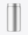 Matte Metallic Protein Jar Mockup Matte Metallic Protein Jar Mockup