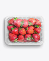 Tray With Strawberry Mockup