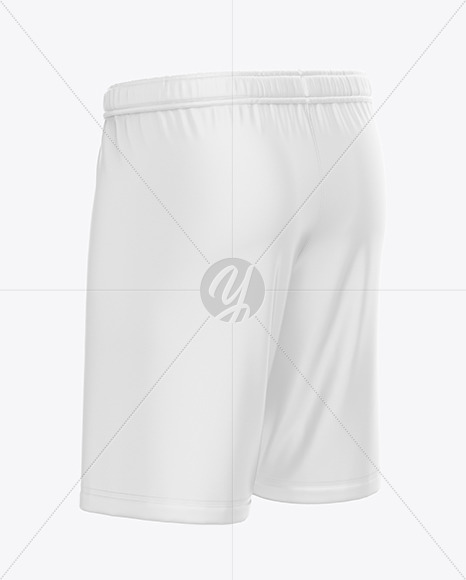 Shorts Mockup - Back Side View