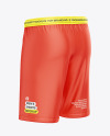 Shorts Mockup - Back Side View