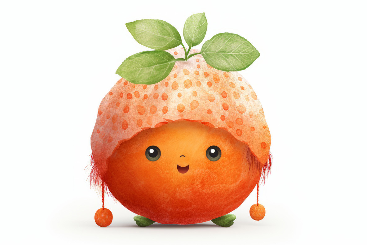 Cute fruits. Collection Cute fruits. Collection