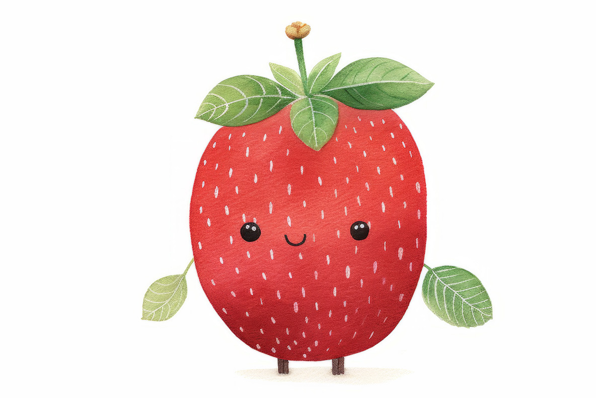 Cute fruits. Collection Cute fruits. Collection