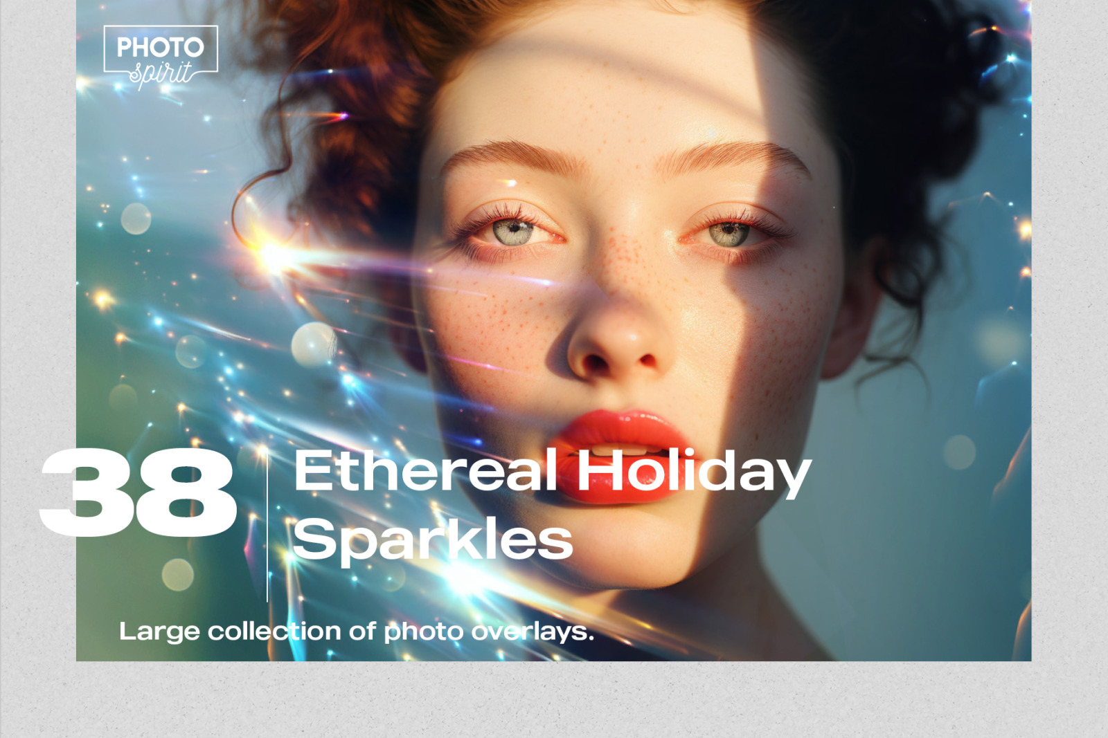 38 Ethereal Holiday Sparkles Effect Photo Overlays