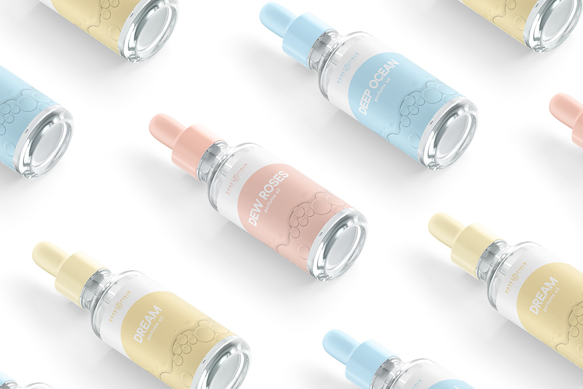 Dropper Bottle Animated Mockup Dropper Bottle Animated Mockup