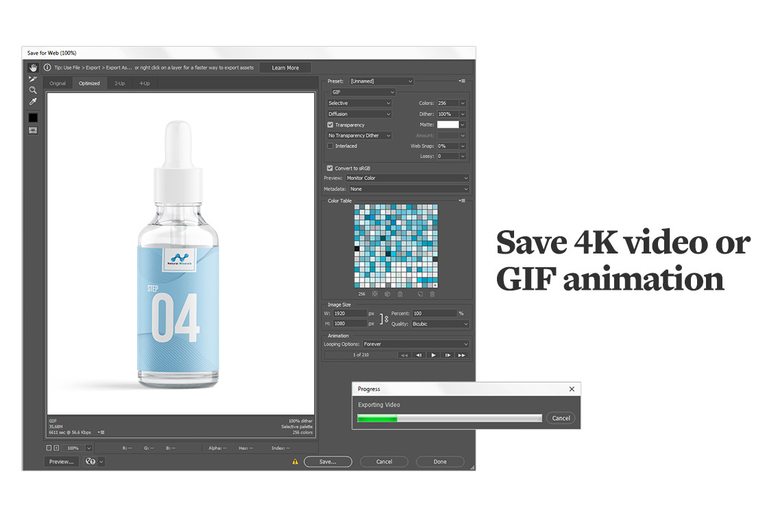 Dropper Bottle Animated Mockup Dropper Bottle Animated Mockup