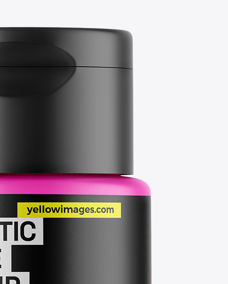 Matte Cosmetic Bottle Mockup