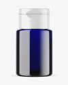 Blue Cosmetic Bottle Mockup