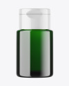 Green Cosmetic Bottle Mockup