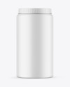 Matte Protein Jar Mockup Matte Protein Jar Mockup