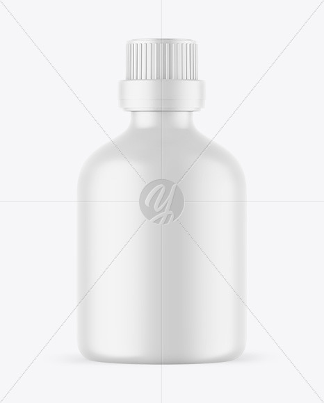 Matte Essential Oil Bottle Mockup