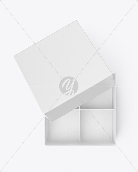 Opened Paper Box Mockup