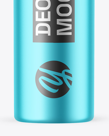 Matte Metallic Deodorant Mockup