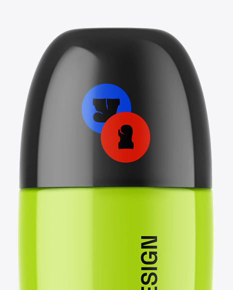 Glossy Deodorant Mockup