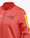 Women's Long Sleeve Track Jacket Mockup