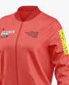 Women's Long Sleeve Track Jacket Mockup