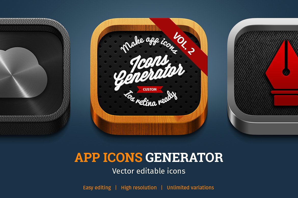 APP ICONS GENERATOR Vol.2 APP ICONS GENERATOR Vol.2