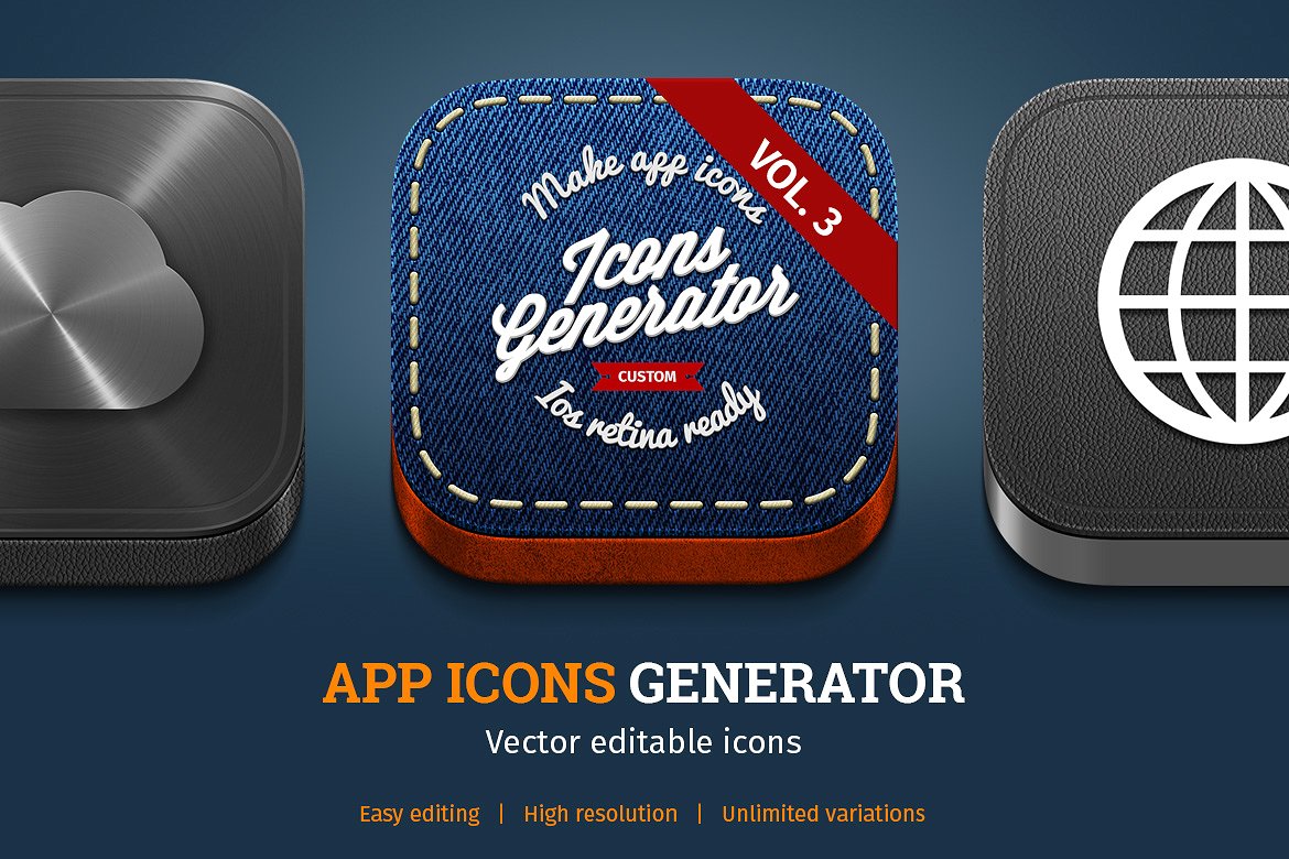 APP ICONS GENERATOR Vol.3 APP ICONS GENERATOR Vol.3