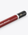 Round Pencil Mockup - Half Side View