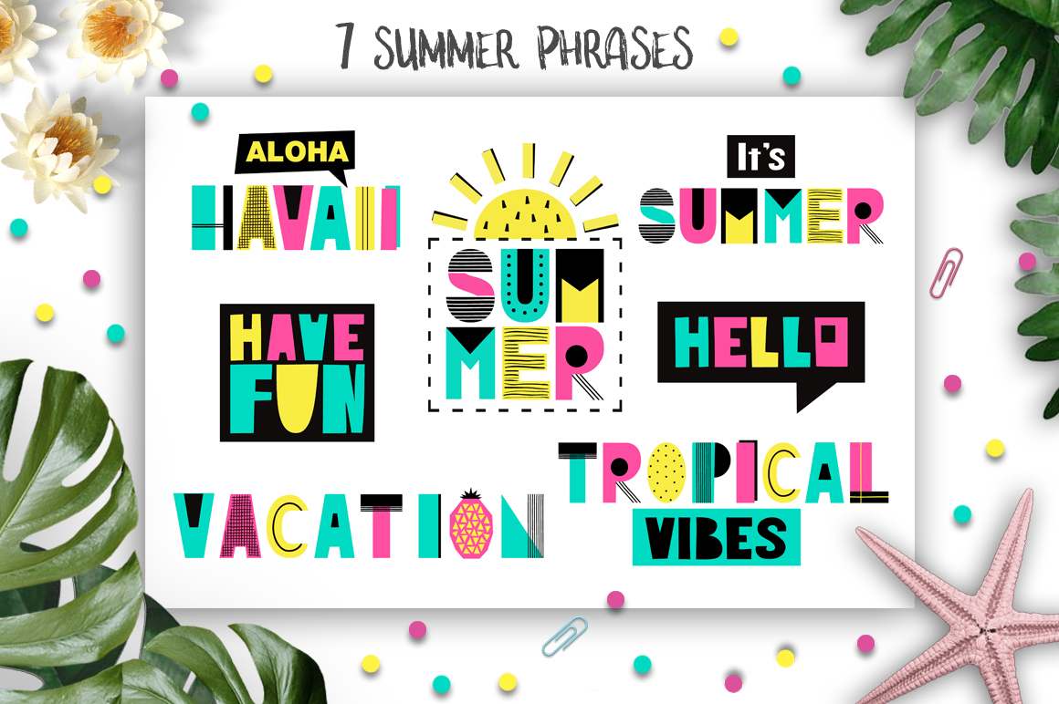 Summer graphic collection Summer graphic collection