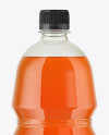 1,5L PET Bottle with Orange Soft Drink Mockup