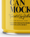 Glossy Tin Can Mockup