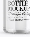 Clear Glass Water Bottle Mockup Clear Glass Water Bottle Mockup