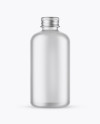 Frosted Glass Water Bottle Mockup Frosted Glass Water Bottle Mockup