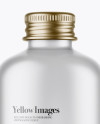 Frosted Glass Water Bottle Mockup Frosted Glass Water Bottle Mockup