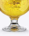 Snifter Glass With Pilsner Beer Mockup