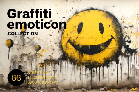 Graffiti emoticons - Urban culture