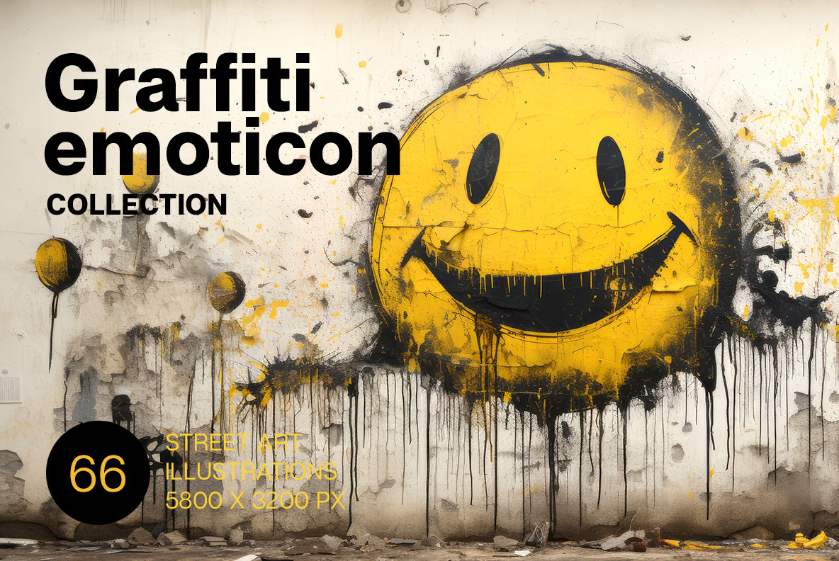 Graffiti emoticons Graffiti emoticons