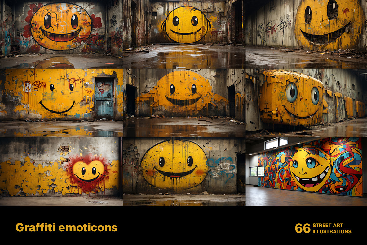 Graffiti emoticons