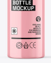 Clear Liquid Soap Cosmetic Bottle with Pump Mockup
