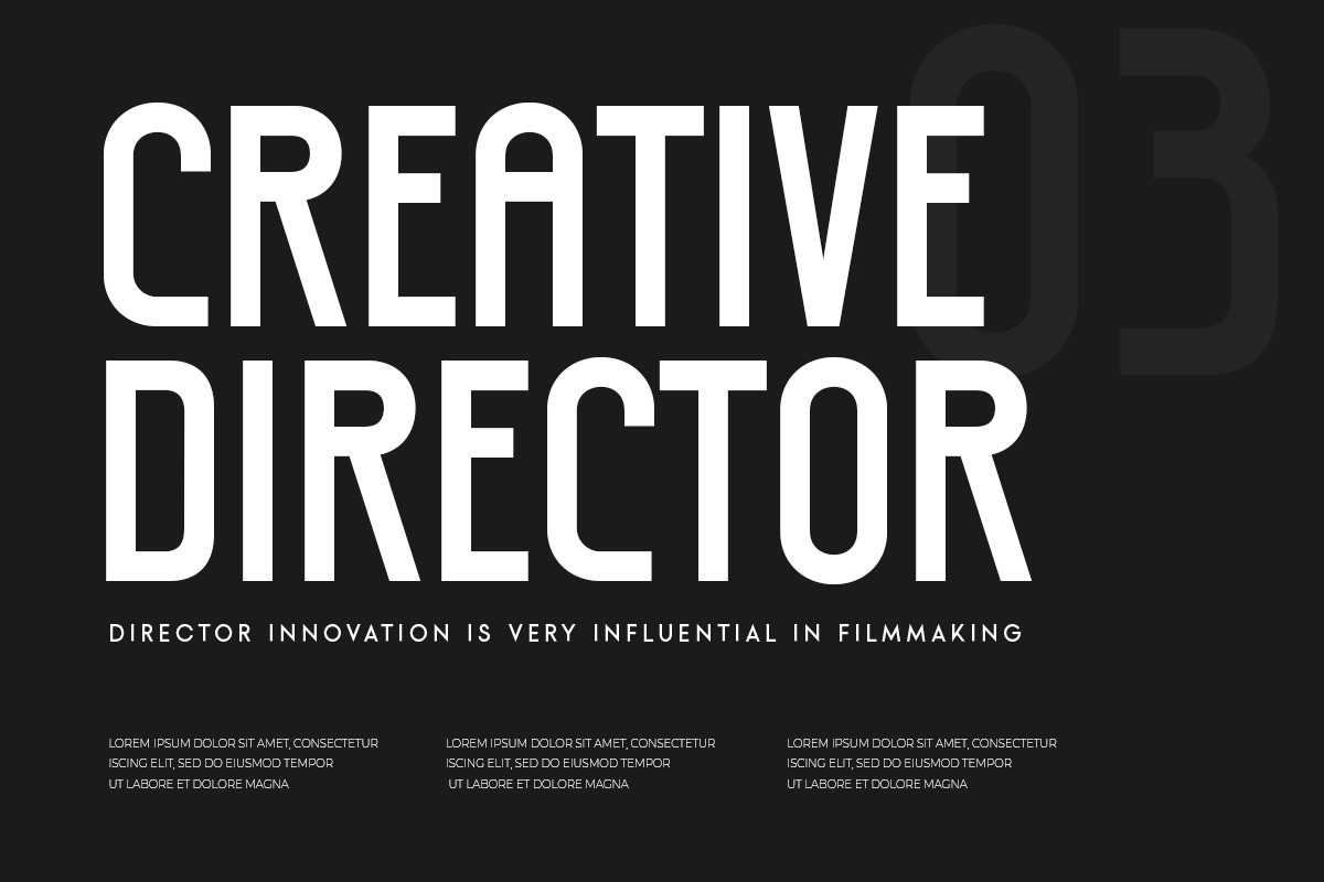 Ronald - Modern Corporate Condensed Font Ronald - Modern Corporate Condensed Font