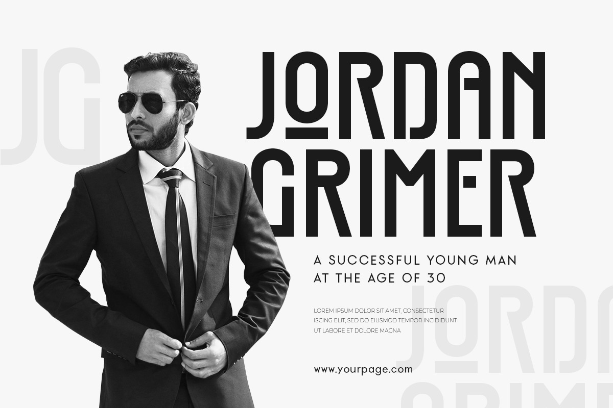 Ronald - Modern Corporate Condensed Font Ronald - Modern Corporate Condensed Font