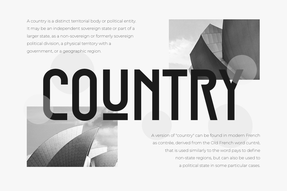 Ronald - Modern Corporate Condensed Font Ronald - Modern Corporate Condensed Font