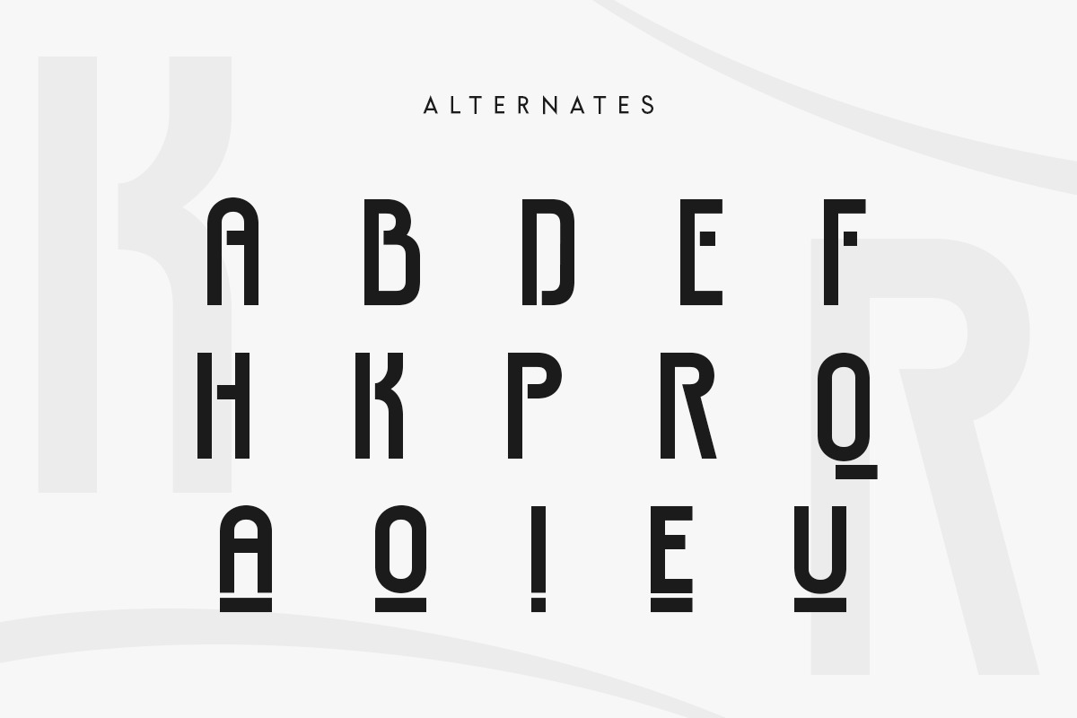 Ronald - Modern Corporate Condensed Font Ronald - Modern Corporate Condensed Font