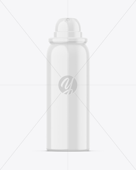 Glossy Spray Bottle Mockup