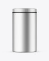 Matte Metallic Protein Jar Mockup Matte Metallic Protein Jar Mockup