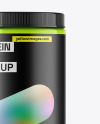 Glossy Protein Jar Mockup