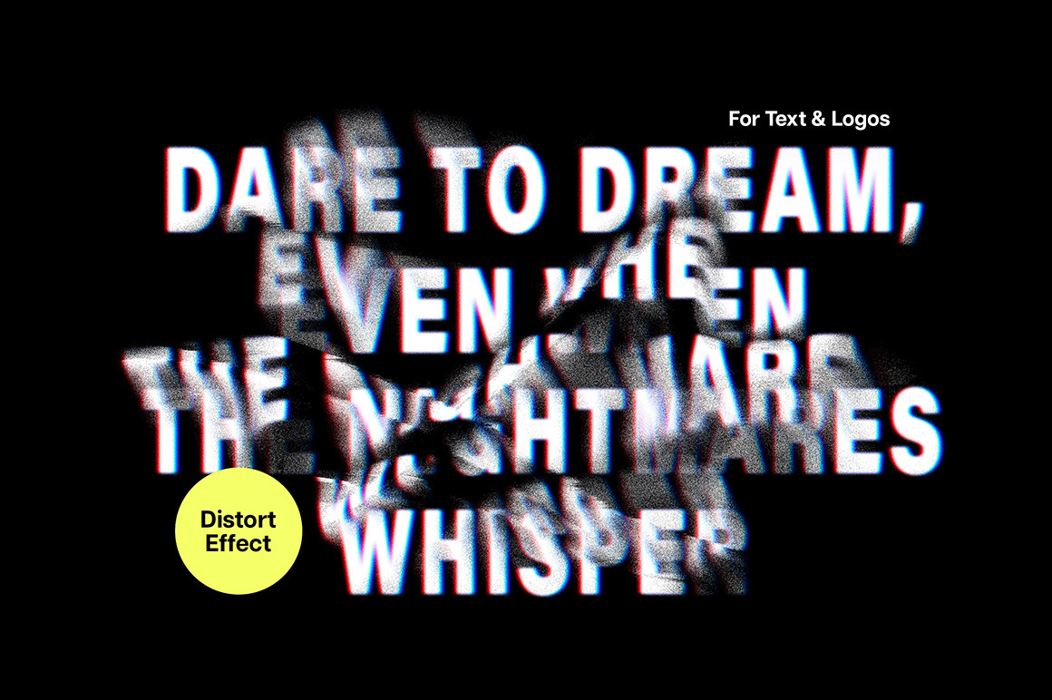 Distorted Glitch Text Effect Distorted Glitch Text Effect