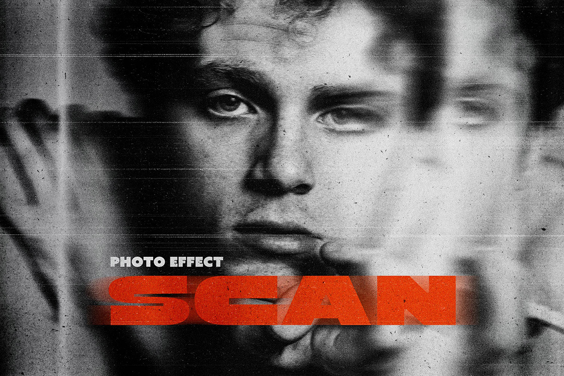 Smudged Scan Photo Effect Smudged Scan Photo Effect