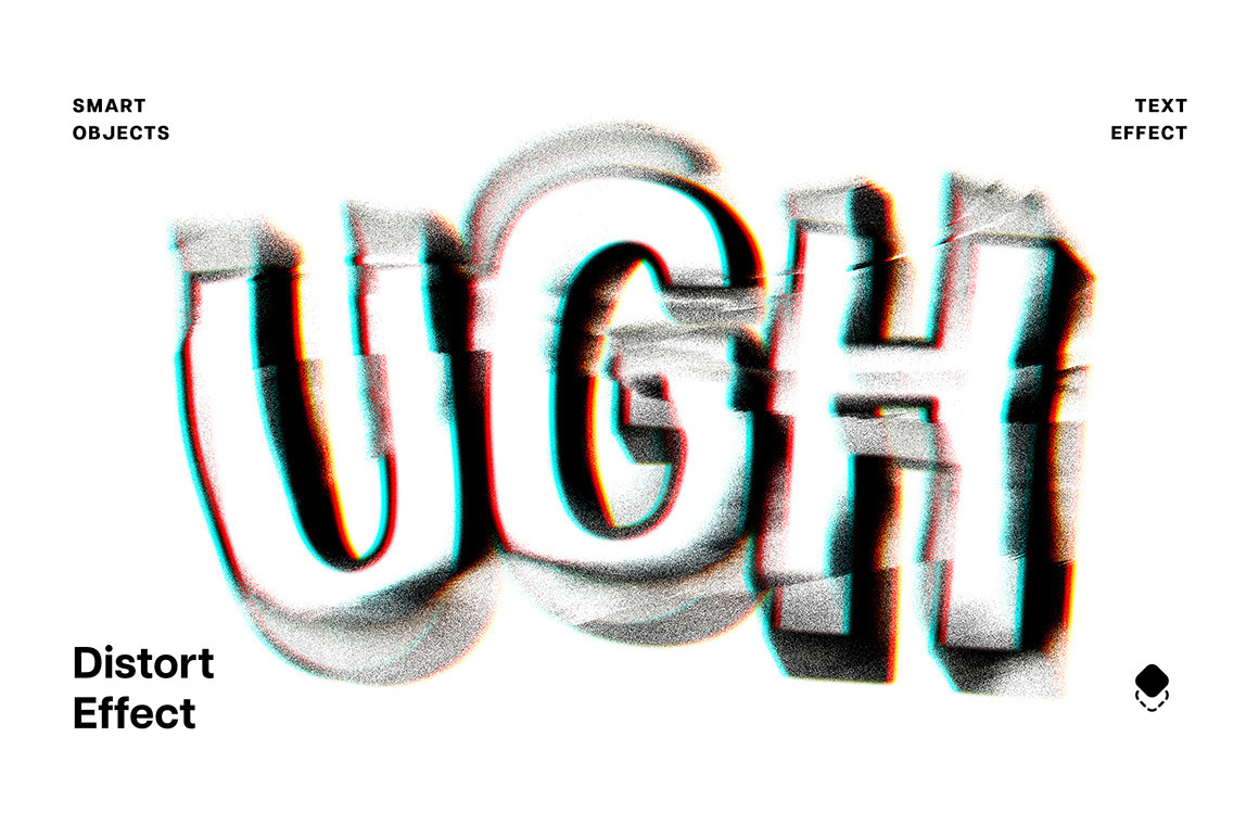 Displacement Glitches Text Effect Displacement Glitches Text Effect