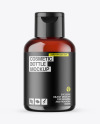 Dark Amber Cosmetic Bottle Mockup Dark Amber Cosmetic Bottle Mockup