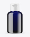 Blue Cosmetic Bottle Mockup