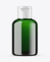 Green Cosmetic Bottle Mockup