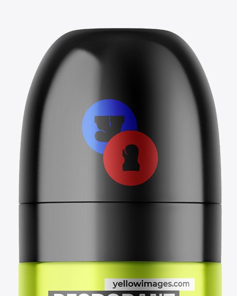 Metallic Deodorant Mockup Metallic Deodorant Mockup