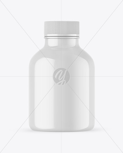 Glossy Essential Oil Bottle Mockup